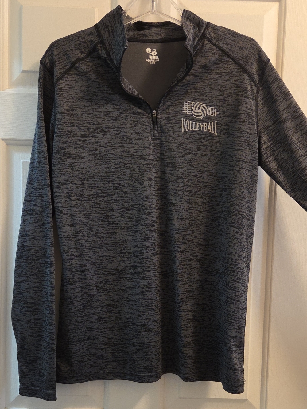 Volleyball Quarter-Zip Pullover - Heathered Charcoal